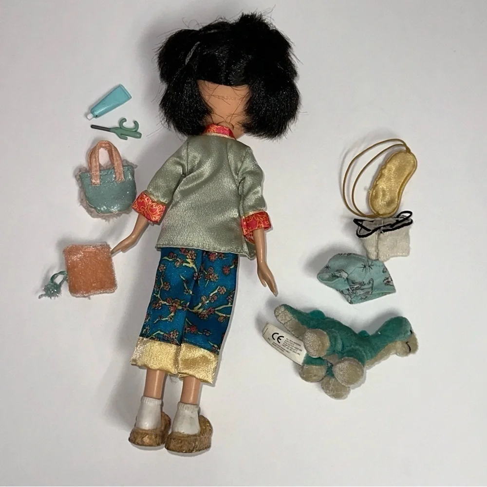 Bratz Slumber Party Jade Fashion Doll 2002 Original Sleepover Pajamas